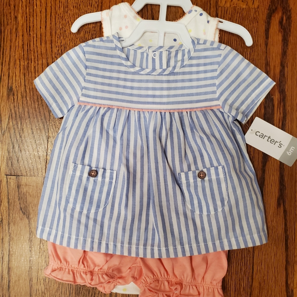 Carters 3pc set, 6 months